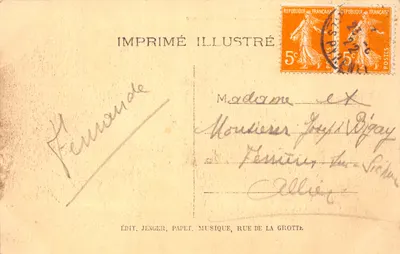 Lourdes — Vue ensemble de la Basilique — Éditeur IMPRIMÉ ILLUSTRÉ n°157 — 뒷면