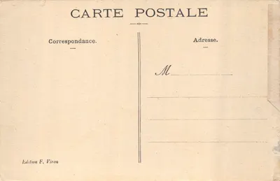 Lourdes — La Basilique (vue latérale) — Édition F. Viron, n° 308 — Verso