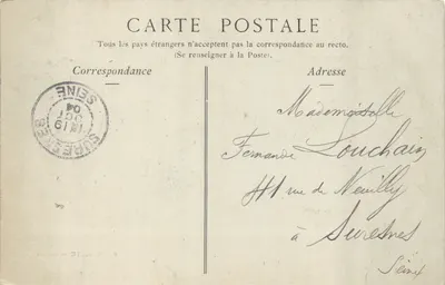 Soissons — La Cathédrale, le Portail — G. NOUGARÈDE — Soissons. Phot. n°56 — 뒷면