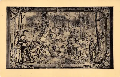 Chasse de Maximilien — scène de chasse dans la forêt — Édition des Musées Nationaux