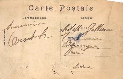 Tours — L'Orphelinat Municipal — éditeur LL. n°68 — Verso