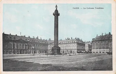 Paris — La Colonne Vendôme — éditeur imprimeur non visible