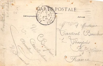 Marseille — Le Vieux-Port et N.-D. de la Garde — C.N — 裏面