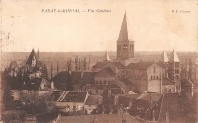 Paray-le-Monial — Vue Générale — B. F. Chalon