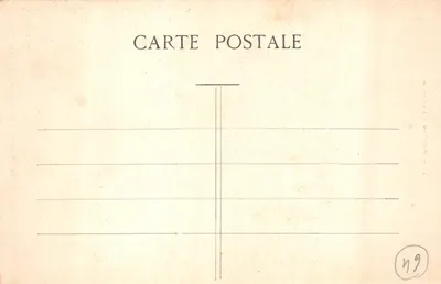Pau — "Salut Noble Béarn", figura z marmeru w parku Beaumont — wydawca Ollibé A. Trentoul, nr 10 — Rewers