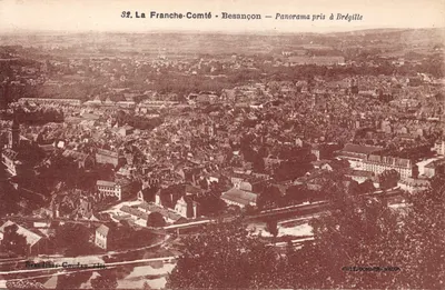 Besançon — Panorama pris à Brégille — éditeur P. JOST, COMBIER-MADON