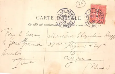 Sancey-le-Grand — Ruisseau du Dard — éditeur L. (imprimé sur la carte) — 뒷면