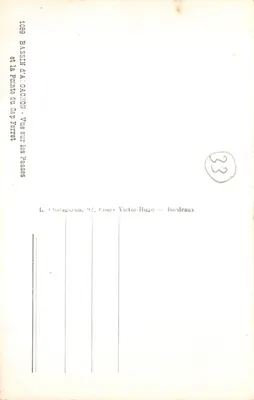 Bassin d'Arcachon et la Pointe du Cap Ferret — Vue sur les Passes — Éditeur Elcée — Verso