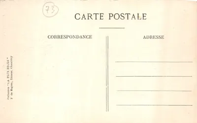Chambéry — Zamek Ducjalny — Portal św. Dominika — wydawca F. de Migeon — Rewers