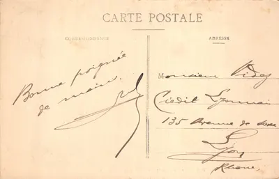 Belfort - Le Château et le Lion — éditeur non visible, n° de série non lisible — 裏面