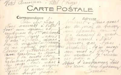 VITTEL - Kasyno — wydawca LL. n° 20 — Rewers