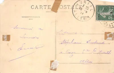 Luz (H.-Pyr.) — Vue générale prise de la chapelle de Solférino — C. C. - 5 — 뒷면