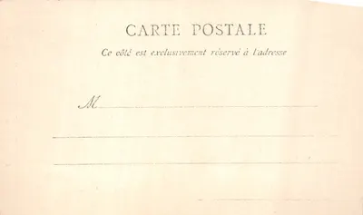Cheminée du Salon de François Ier — Château de Fontainebleau — éditeur M. FONTAINEBLEAU — Verso