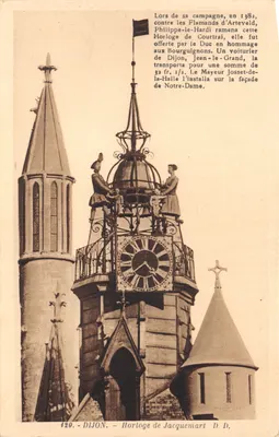 Dijon — Horloge de Jacquemart — éditeur D. D
