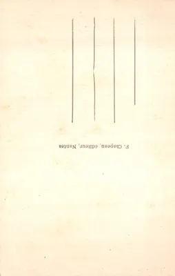 NANTES — Les Tours d'entrée du Château et les Douves — éditeur L.W. 2937 — Verso