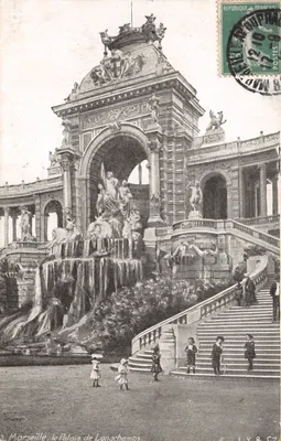 Marseille : le Palais de Lonachamps — éditeur L.V. & Cie