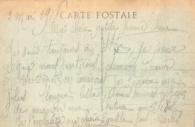 Marseille — La Préfecture (1857) — E.L — Verso