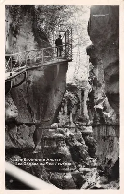 Les Gorges du Fier — entrée — Édition GIL, Annecy