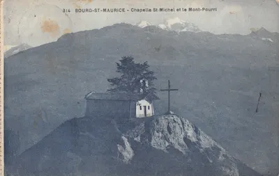 Bourg-St-Maurice — Chapelle Saint-Michel et le Mont-Pourri — Édition Béroud