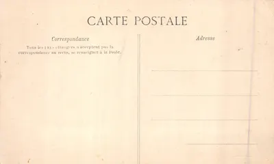 Paris — Val-de-Grâce (Cour Intérieure) — Ancien Salon d'Anne d'Autriche, éditeur C. L. C., n° 608 — 뒷면