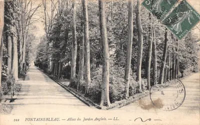 Fontainebleau — Allées du Jardin Anglais — LL. — n° 102