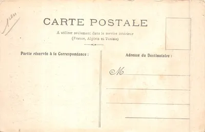 巴黎 — 图雷丽花园 — 出版商 IMPRIMÉ SUR LA CARTE — 背面