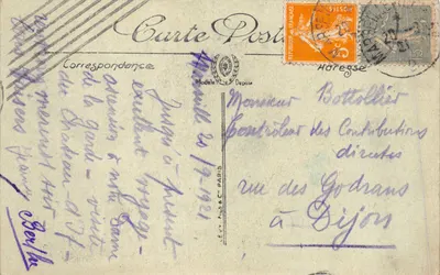 Marseille — Les Ascenseurs et Notre-Dame de la Garde — éditeur ASCENSEURS D'USSA LA GARDE, n°14 — Verso