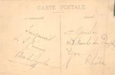 Rochetaillée - Przebarierze — wydawca: Rail. Nowe Galerie, Saint-Étienne — Rewers