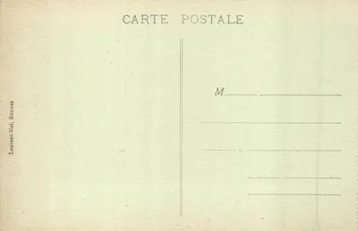 Belle-Isle-sur-Saône - Rochers de la Pointe aux Poulains — éditeur Laurent-Nel, Rennes, n° 2301 — Verso