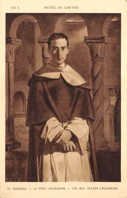 Le Père Lacordaire — Musée du Louvre — Th. Chassériau — n° 121 C