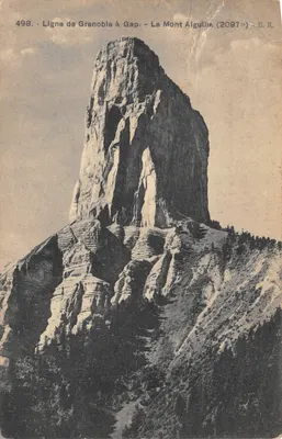 Le Mont Algouille (2097m) — vue du sommet rocheux — E.R. n°498