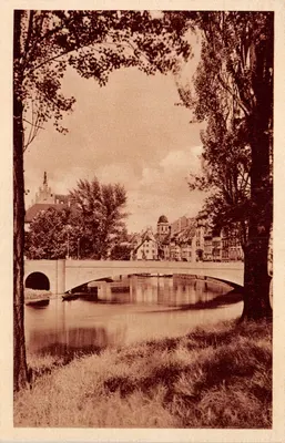 Vue de la Strasbourg-Nikolaus-Brücke — éditeur Verlag Jul. Manias & Cie., n° 46 T
