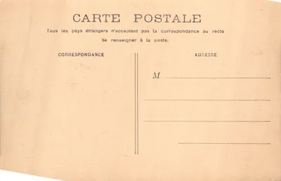 Bordeaux — Cours de l'Intendance — éditeur imprimeur non identifié, n°8 — Verso