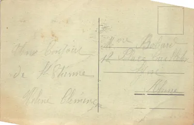 Saint-Étienne — L'Hôtel de Ville — Éditeur M. M. n° 211 — Verso