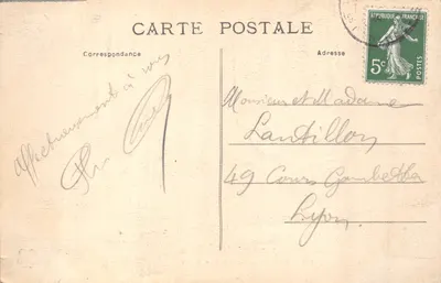 Gavarnie — Le Pont de Neige — éditeur MT LAL — Verso