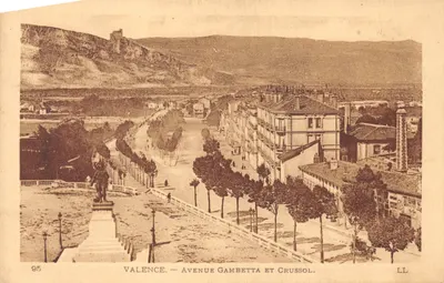 Valence — Avenue Gambetta et Crussol — LL, n° 95