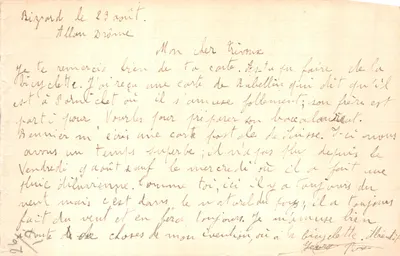 Montélimar — Jardin Public — Le petit Lac — éditeur impr. L. Béchard — Verso