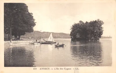 Annecy — L'Île des Cygnes — éditeur I.L.L. n°419