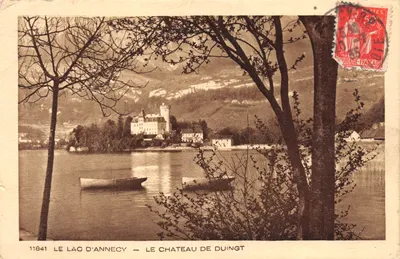 Le Lac d'Annecy — Le Château de Duingt — Imp. Brauhouse, n° 11841