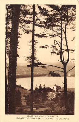 Le Lac d'Annecy — La Petite Jeanne — Route de Semnoz — Éditeur BRAUN & Cie