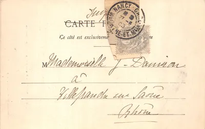 南锡 — 洛林博物馆所在的公爵宫 — 出版商 Maison des Magasins Réunis, 南锡 — 背面