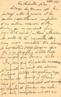 Agay (Var) — Vue générale — Édition Galeries de l'Esterel — 뒷면