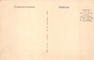 Gorges de l'Arly — vue du pont et du canyon avec un cavalier — éditeur LL — 뒷면