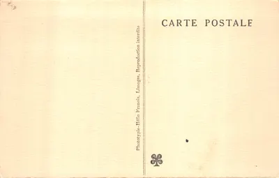 Le Lac de Débarcadère vu du Puits de Padirac (Lot) — vue intérieure de la grotte avec cascade — éditeur Phototypie-Héliotype-Limoges, n°10 — 뒷면