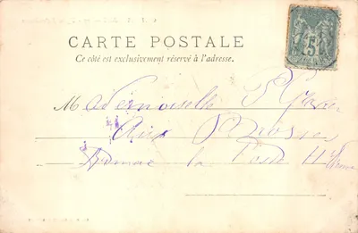 Châteauroux — Katedra Najświętszej Maryi Panny — CL. Nowe Galerie, nr 12 — Rewers