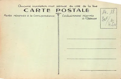 Cimetière Américain de ROMAGNE — vue d'ensemble des tombes et d'un canon — éditeur Verchin — 뒷면
