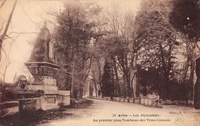 Arles — Les Alyscamps — Tombeau des Trois-Consuls — Coll. E.C. n°13
