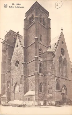 Église Saint-Jean — Dijon — éditeur R. G. (imprimé en haut à gauche) n° 35