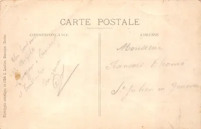 Belfort — Rochers de la Justice — C. L., b. — n° 1007 — 뒷면