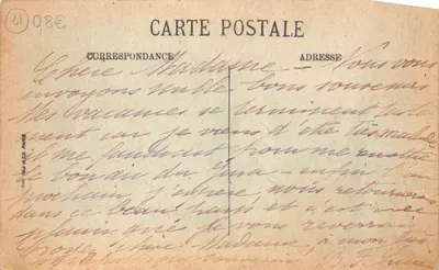 Beaune — Hôtel-Dieu, Cour d'Honneur — Le Puits — LL. n°40 — 뒷면